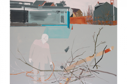 H. dans son jardin #1 (2020) | 145 x 184 cm | acrylic on canvas