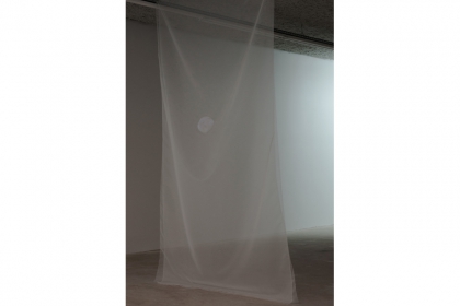 Vent du Sud (2016) | installation, variable dimensions | 135 x 350 cm each | ambiant light, iridescent paint, 2 layers of polyester